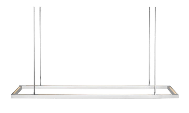 Visual Comfort Modern - 700LSSTG50PSS-LED927 - LED Linear Suspension - Stagger - Polished Stainless Steel