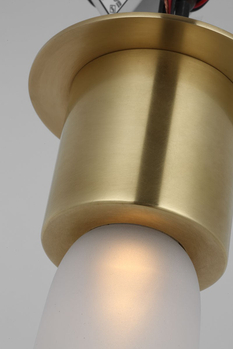 Visual Comfort Modern - KWFM58127CEHAB - LED Flush Mount - Volver - Hand Rubbed Antique Brass