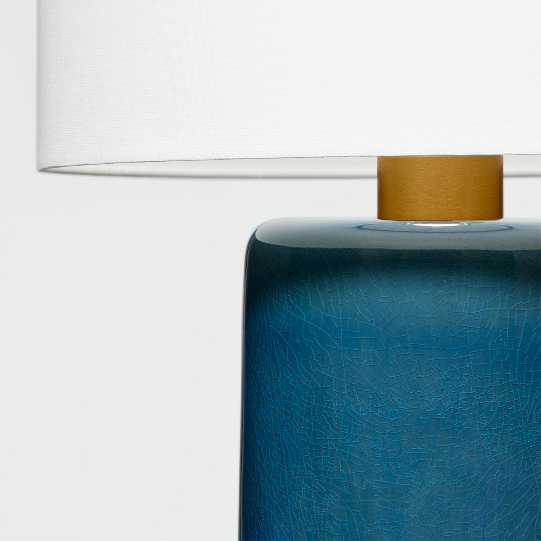 Visual Comfort Studio Canada - BT1101DOC1 - One Light Table Lamp - Shanghai - Deep Ocean Crackle