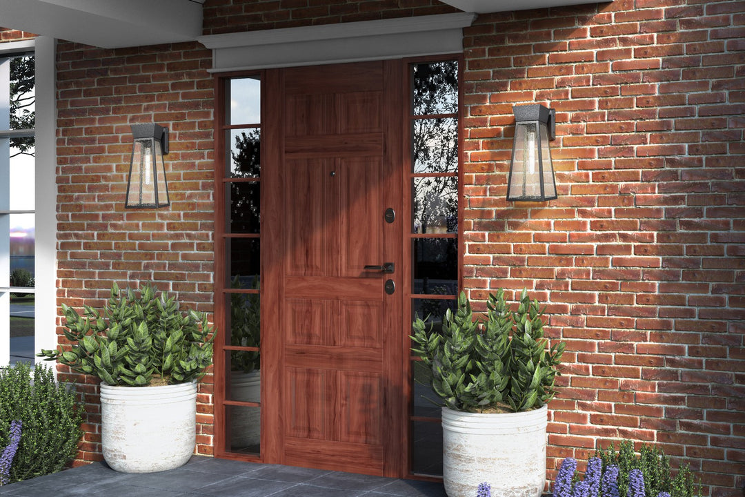 Artcraft Canada - AC8861BK - One Light Outdoor Wall Mount - Lucian - Black