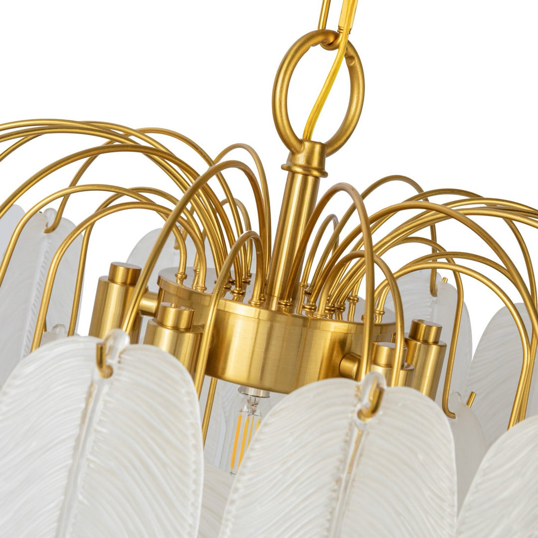 Artcraft Canada - AC11780BR - Four Light Chandelier - Alessia - Brushed Brass