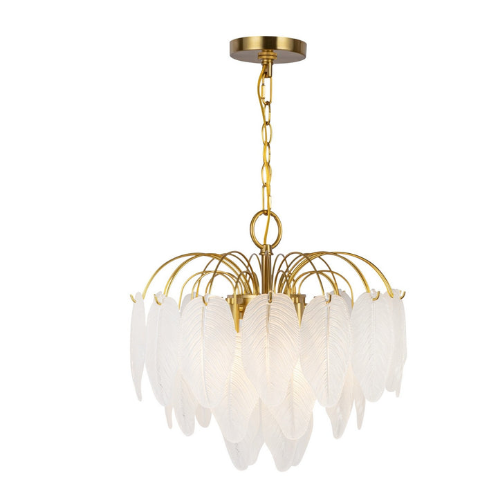 Artcraft Canada - AC11780BR - Four Light Chandelier - Alessia - Brushed Brass