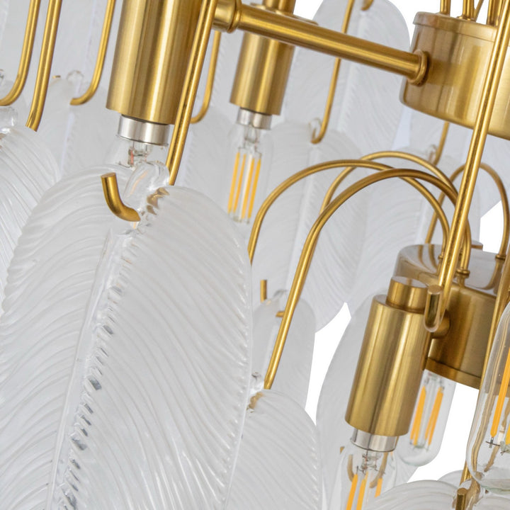 Artcraft Canada - AC11781BR - Ten Light Chandelier - Alessia - Brushed Brass