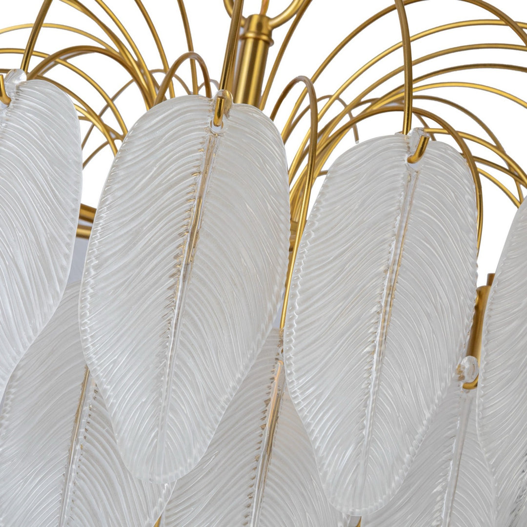 Artcraft Canada - AC11781BR - Ten Light Chandelier - Alessia - Brushed Brass