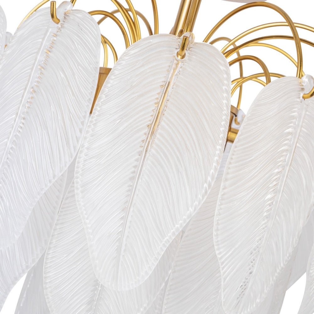 Artcraft Canada - AC11785BR - Four Light Semi-Flush Mount - Alessia - Brushed Brass