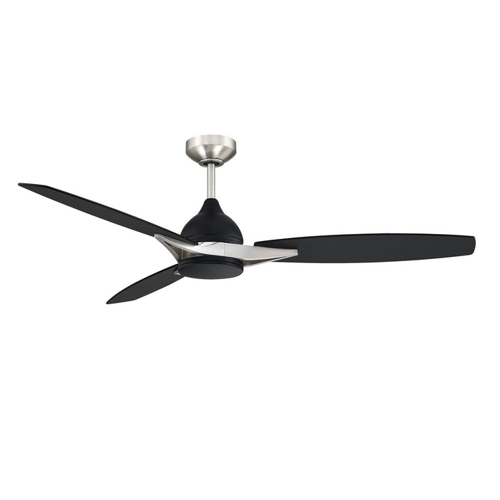 Novum 56"Ceiling Fan in Black & Satin Nickel Kendal Canada