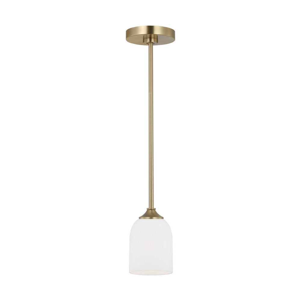 Generation Lighting Canada - GLP1021EN3/SB - One Light Mini Pendant - Emile - Satin Bronze