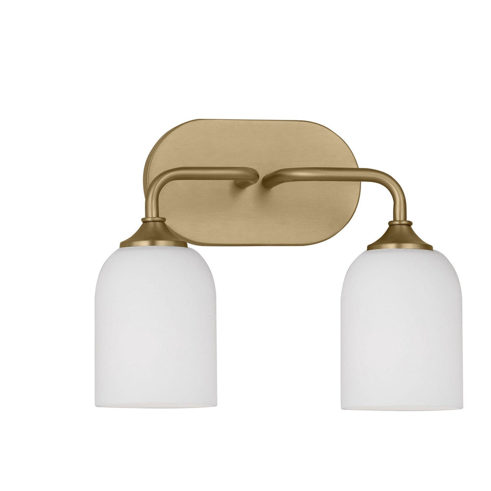 Generation Lighting Canada - GLV1022EN3/SB - Two Light Vanity - Emile - Satin Bronze