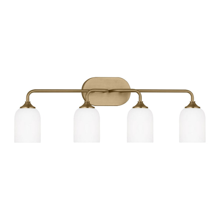 Generation Lighting Canada - GLV1024EN3/SB - Four Light Vanity - Emile - Satin Bronze