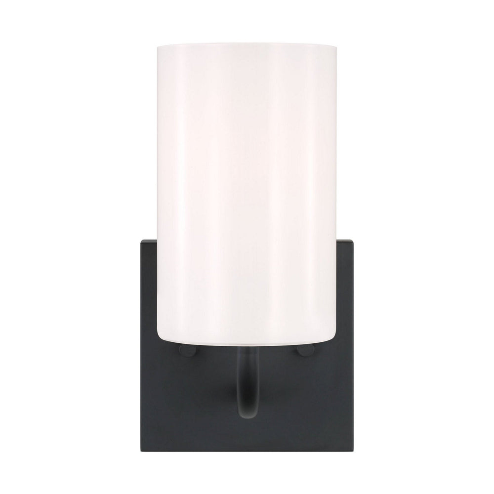 Generation Lighting Canada - GLV1001EN3/MBK - One Light Vanity - Rhett - Midnight Black