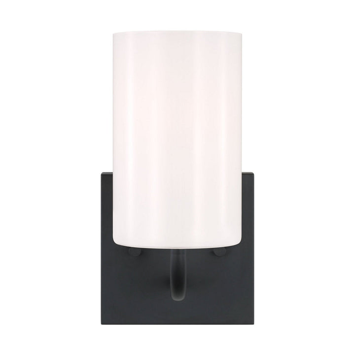 Generation Lighting Canada - GLV1001EN3/MBK - One Light Vanity - Rhett - Midnight Black