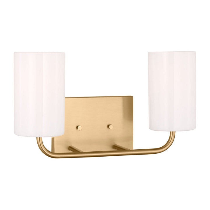 Generation Lighting Canada - GLV1002EN3/SB - Two Light Vanity - Rhett - Satin Bronze