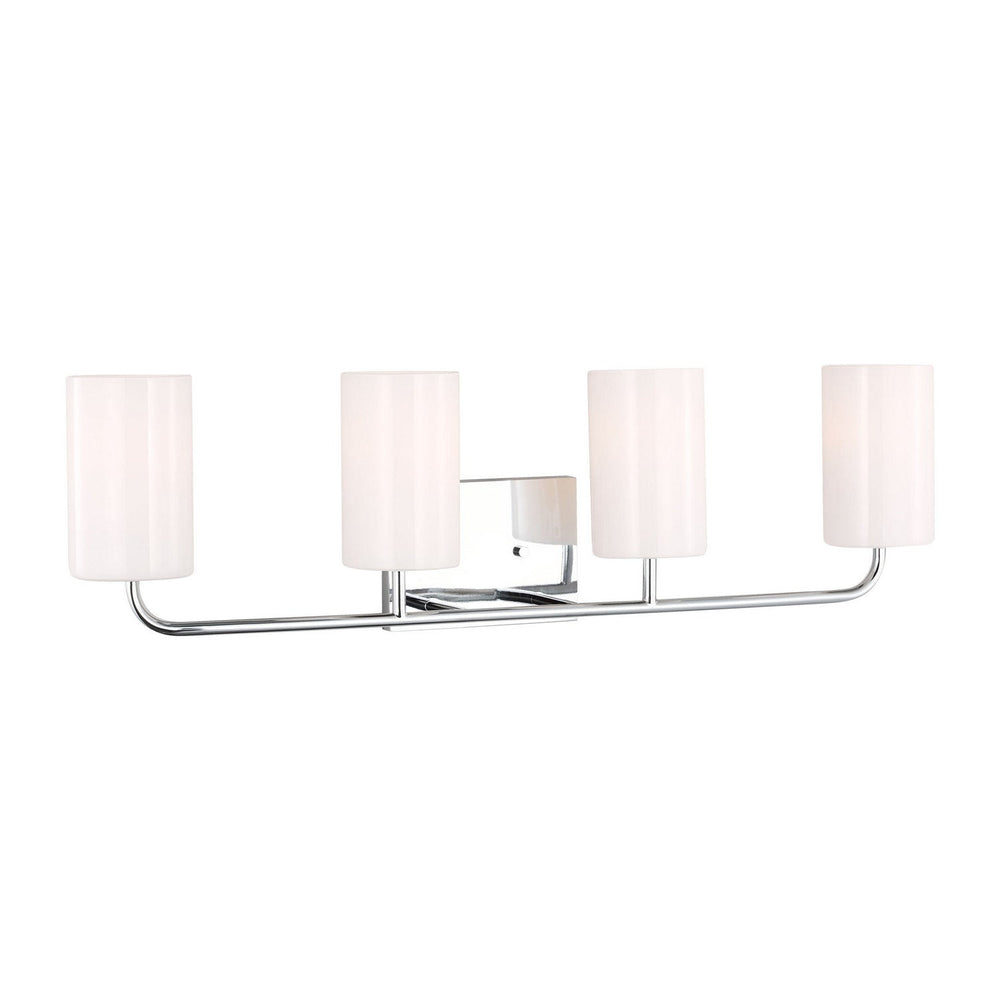 Generation Lighting Canada - GLV1004EN3/CH - Four Light Vanity - Rhett - Chrome