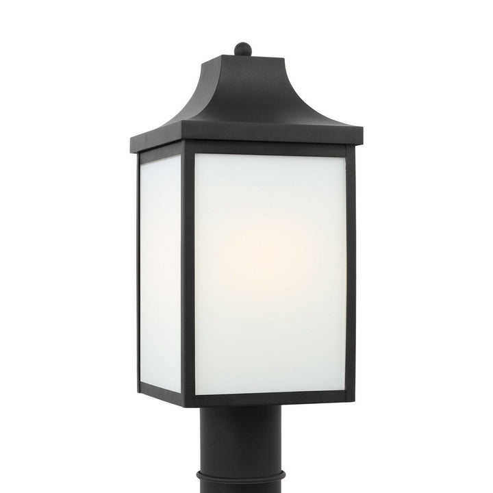 Generation Lighting Canada - GLO1051EN3/TXB - One Light Post Lantern - Saybrook - Textured Black