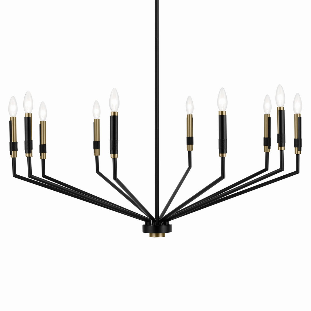 Kichler Canada - 52348BK - Ten Light Chandelier - Armand - Black