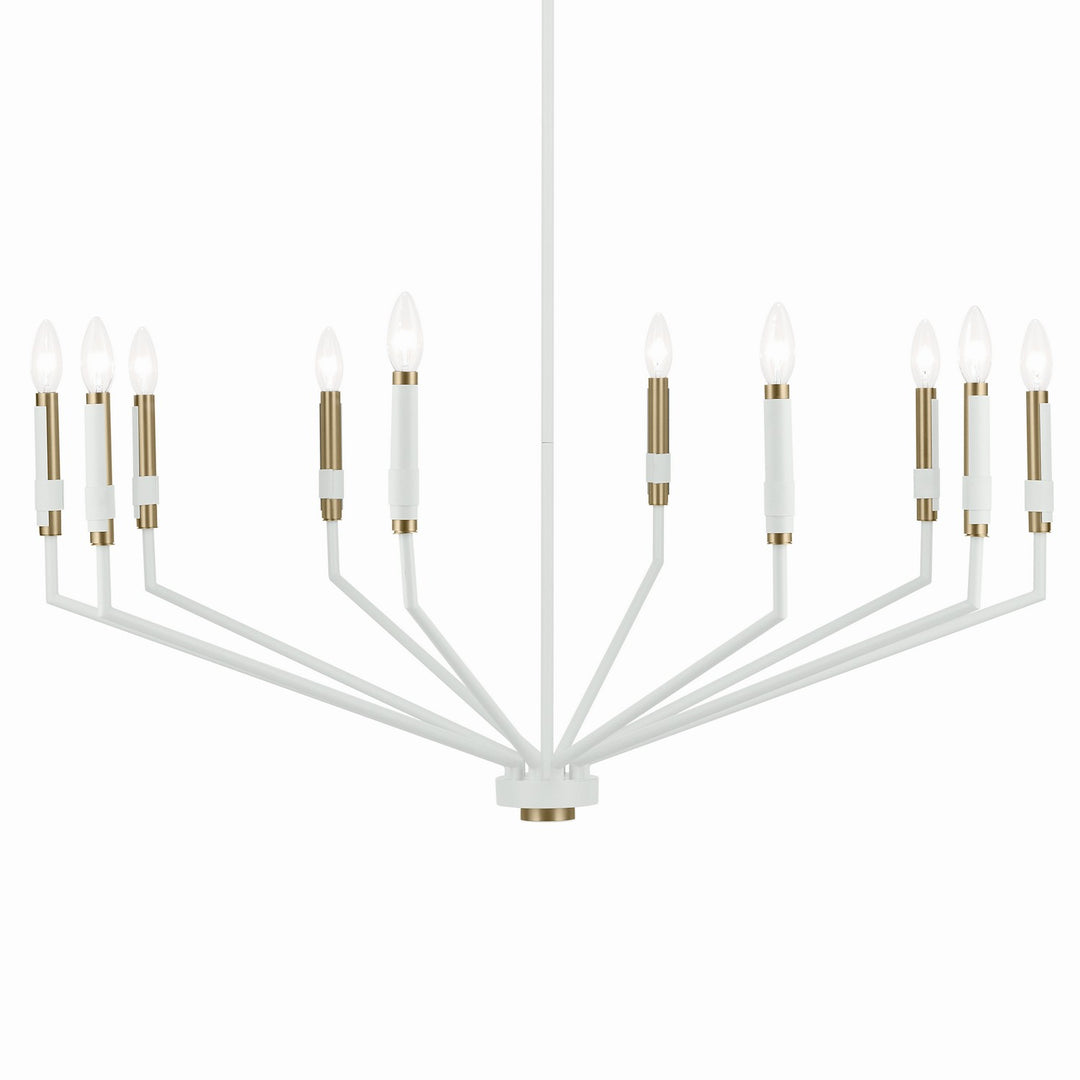 Kichler Canada - 52348WH - Ten Light Chandelier - Armand - White
