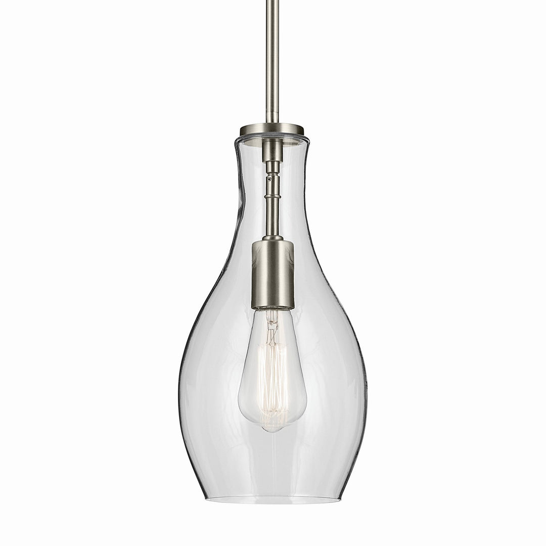 Kichler Canada - 42456NI - One Light Pendant - Everly - Brushed Nickel