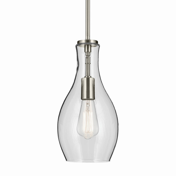 Kichler Canada - 42456NI - One Light Pendant - Everly - Brushed Nickel