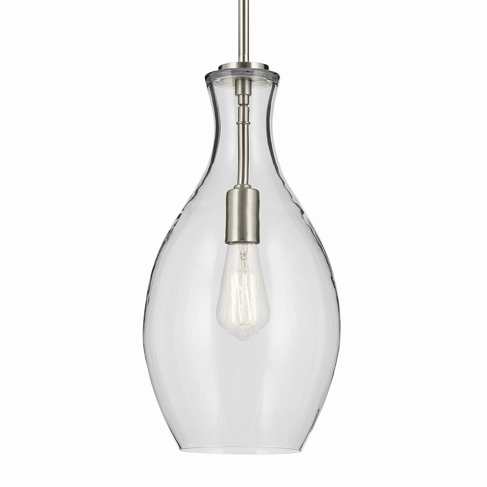 Kichler Canada - 42047NI - One Light Pendant - Everly - Brushed Nickel