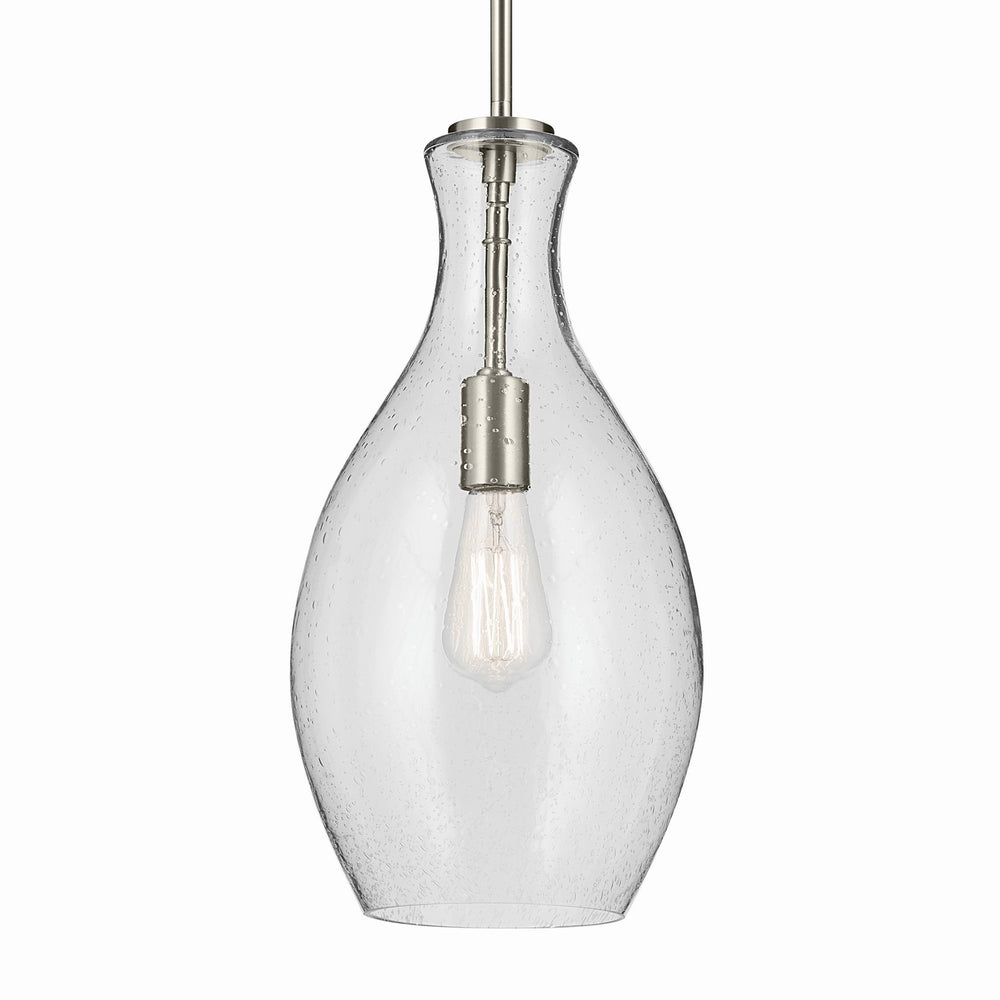 Kichler Canada - 42047NICS - One Light Pendant - Everly - Brushed Nickel