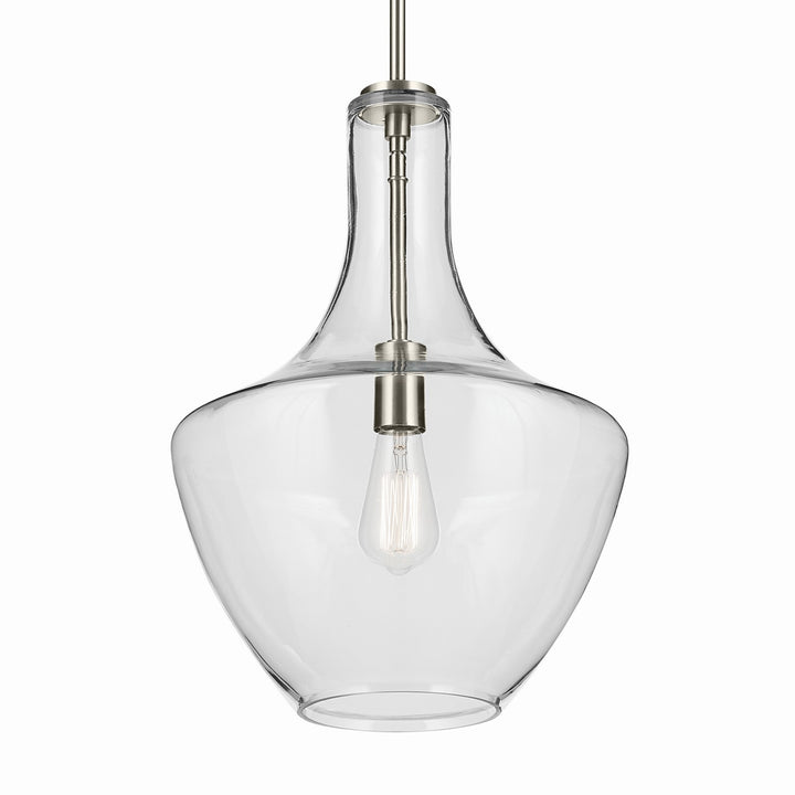 Kichler Canada - 42046NI - One Light Pendant - Everly - Brushed Nickel
