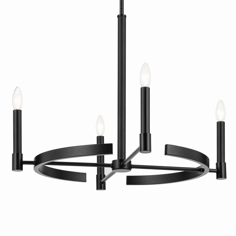 Kichler Canada - 52426BK - Four Light Chandelier - Tolani - Black