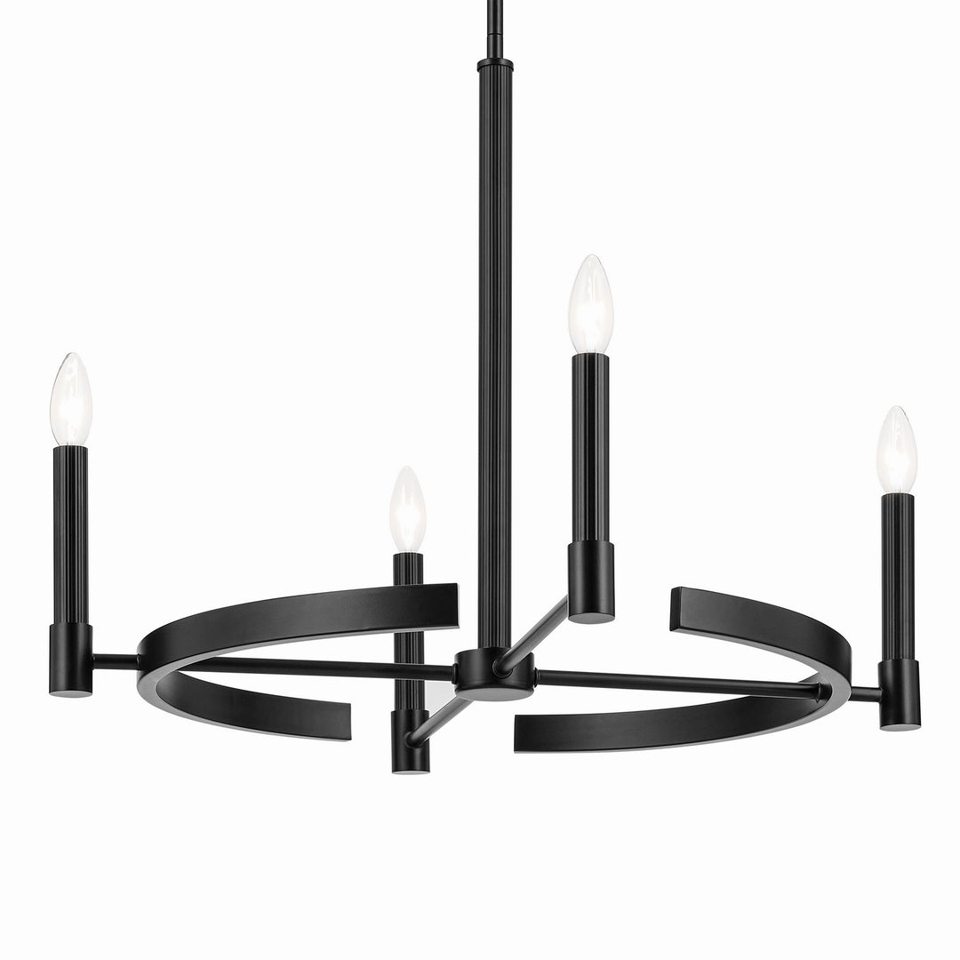 Kichler Canada - 52426BK - Four Light Chandelier - Tolani - Black