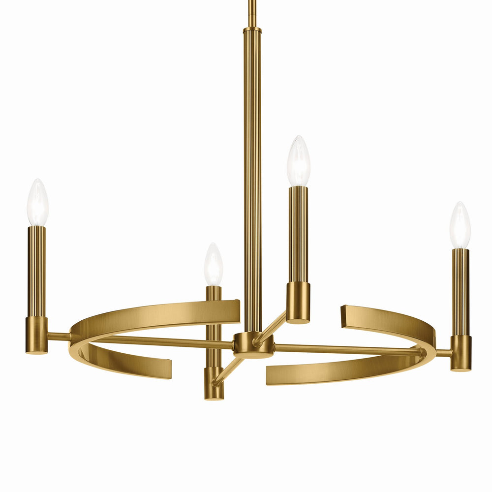 Kichler Canada - 52426BNB - Four Light Chandelier - Tolani - Brushed Natural Brass