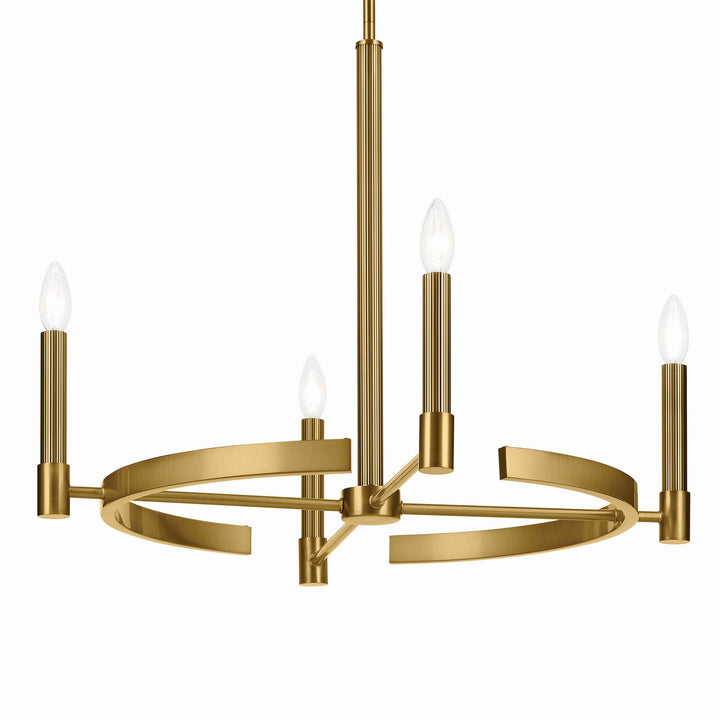 Kichler Canada - 52426BNB - Four Light Chandelier - Tolani - Brushed Natural Brass
