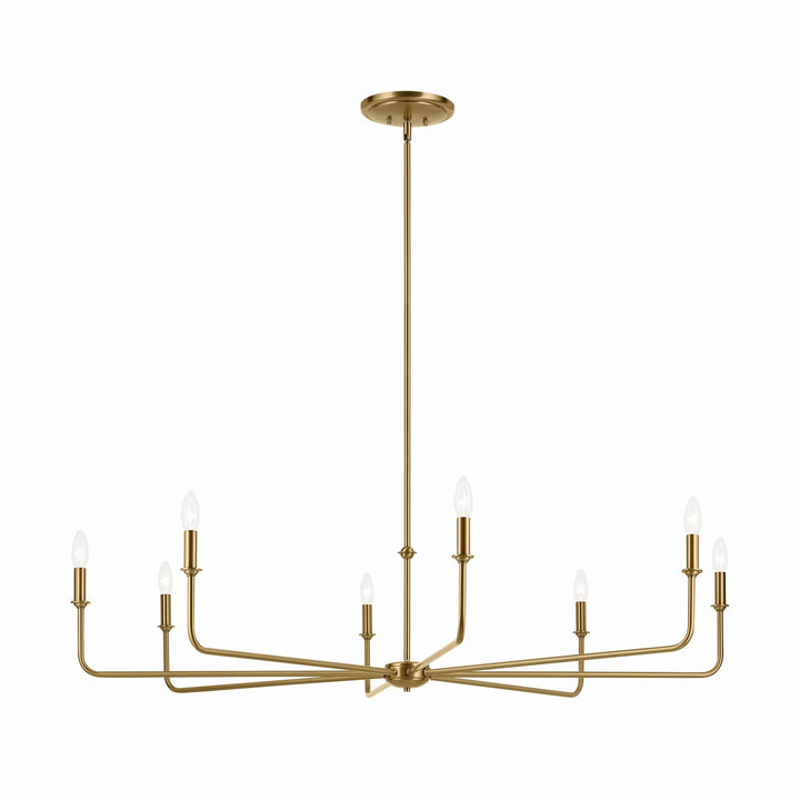 Kichler Canada - 52521BNB - Eight Light Chandelier - Pallas - Brushed Natural Brass