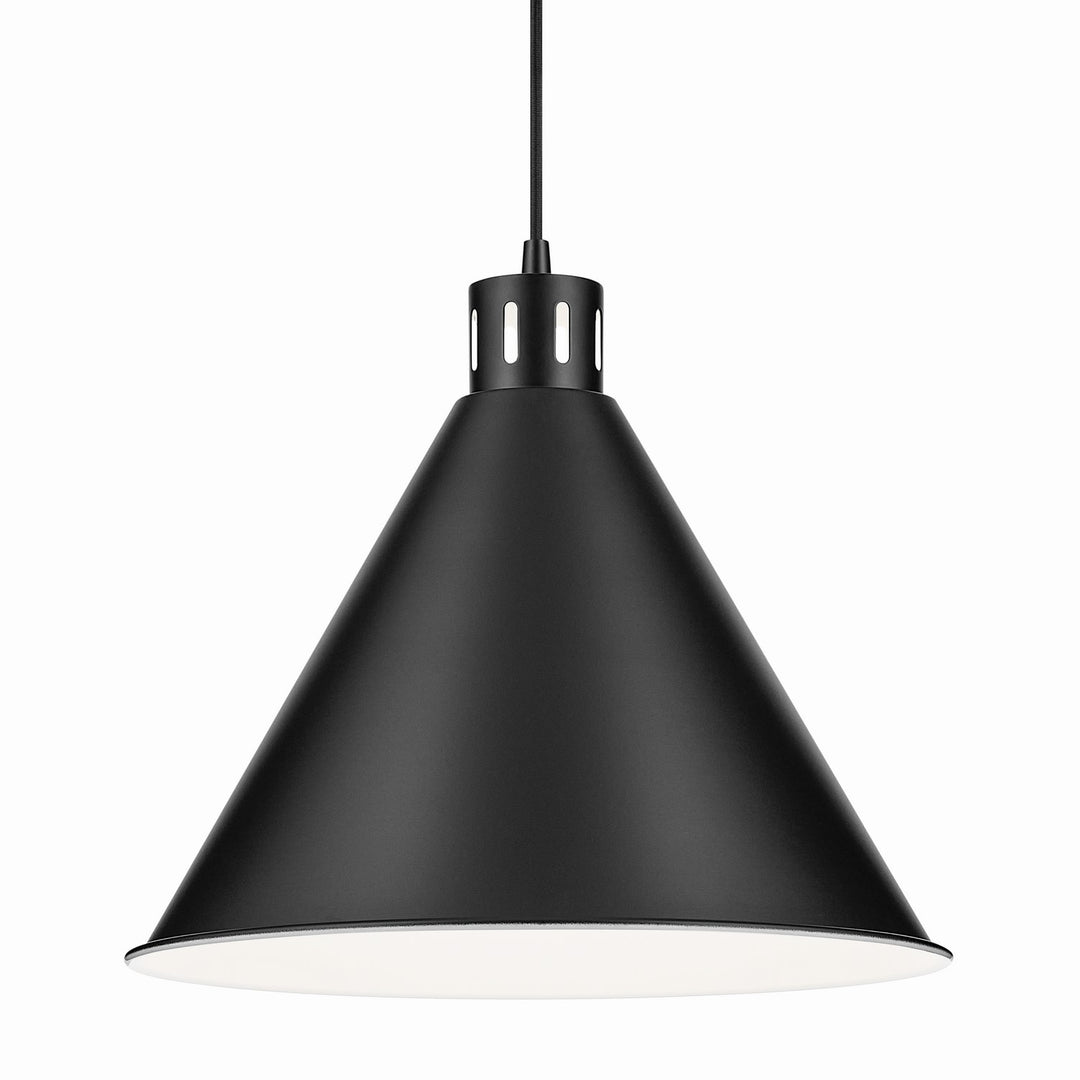 Kichler Canada - 52177BK - One Light Pendant - Zailey - Black