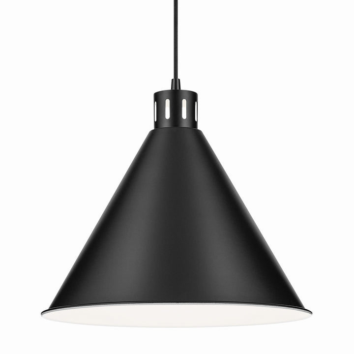 Kichler Canada - 52177BK - One Light Pendant - Zailey - Black