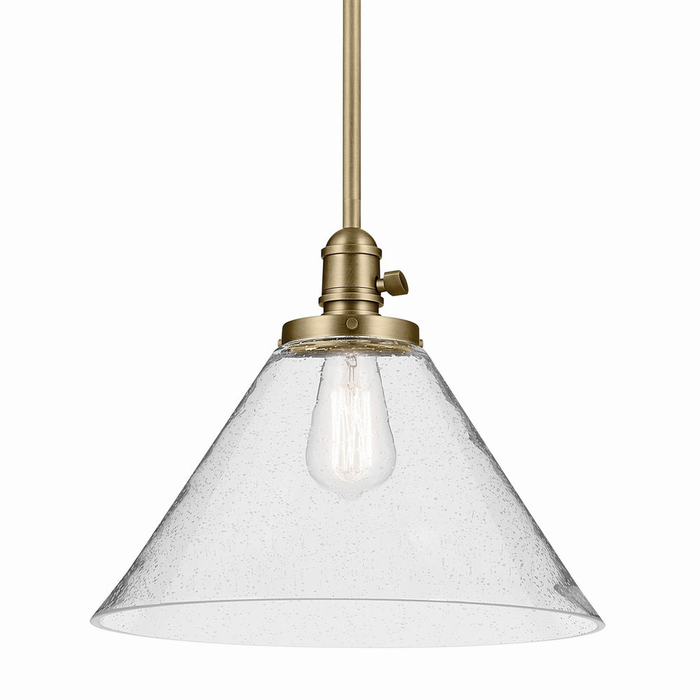 Kichler Canada - 43905NBR - One Light Pendant - Avery - Natural Brass