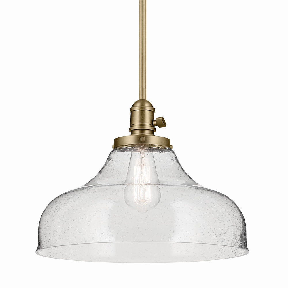 Kichler Canada - 43906NBR - One Light Pendant - Avery - Natural Brass