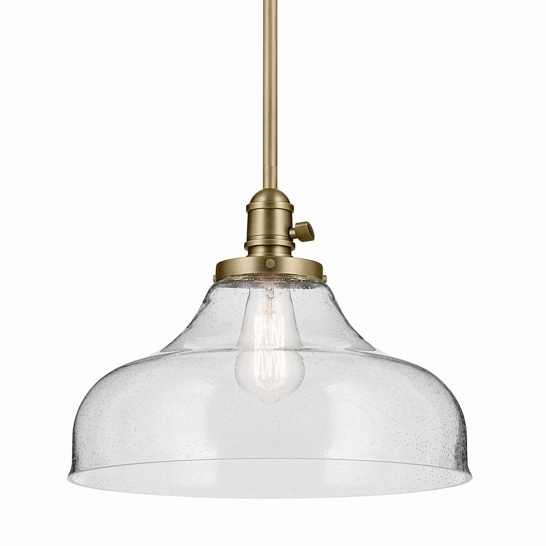 Kichler Canada - 43906NBR - One Light Pendant - Avery - Natural Brass