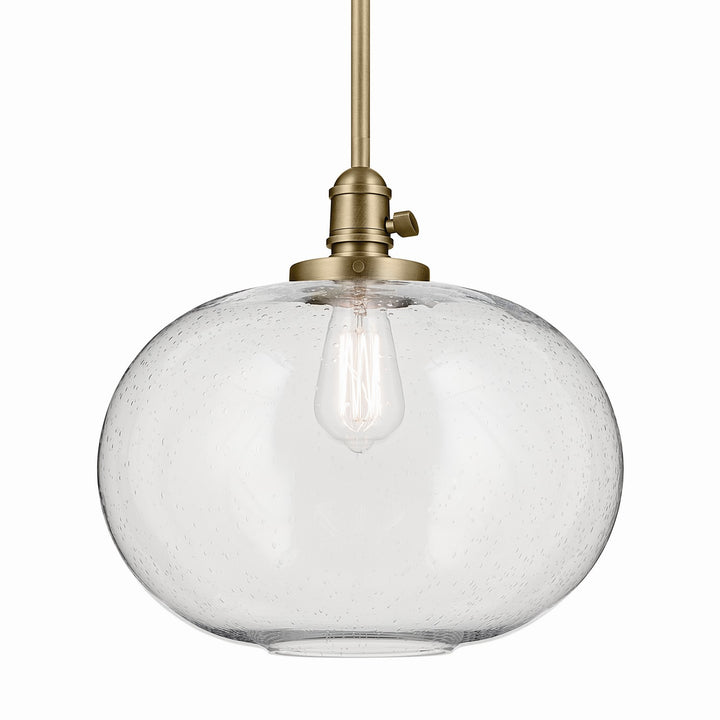 Kichler Canada - 43911NBR - One Light Pendant - Avery - Natural Brass