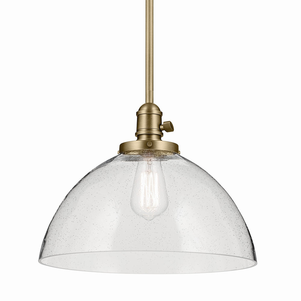 Kichler Canada - 43912NBR - One Light Pendant - Avery - Natural Brass