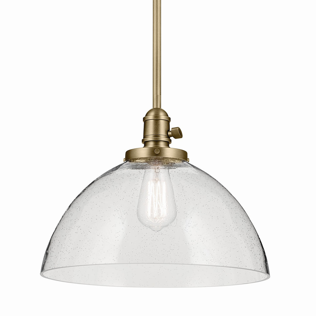 Kichler Canada - 43912NBR - One Light Pendant - Avery - Natural Brass