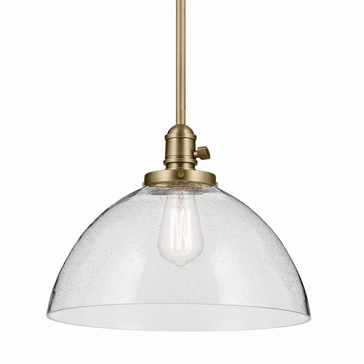 Kichler Canada - 43912NBR - One Light Pendant - Avery - Natural Brass