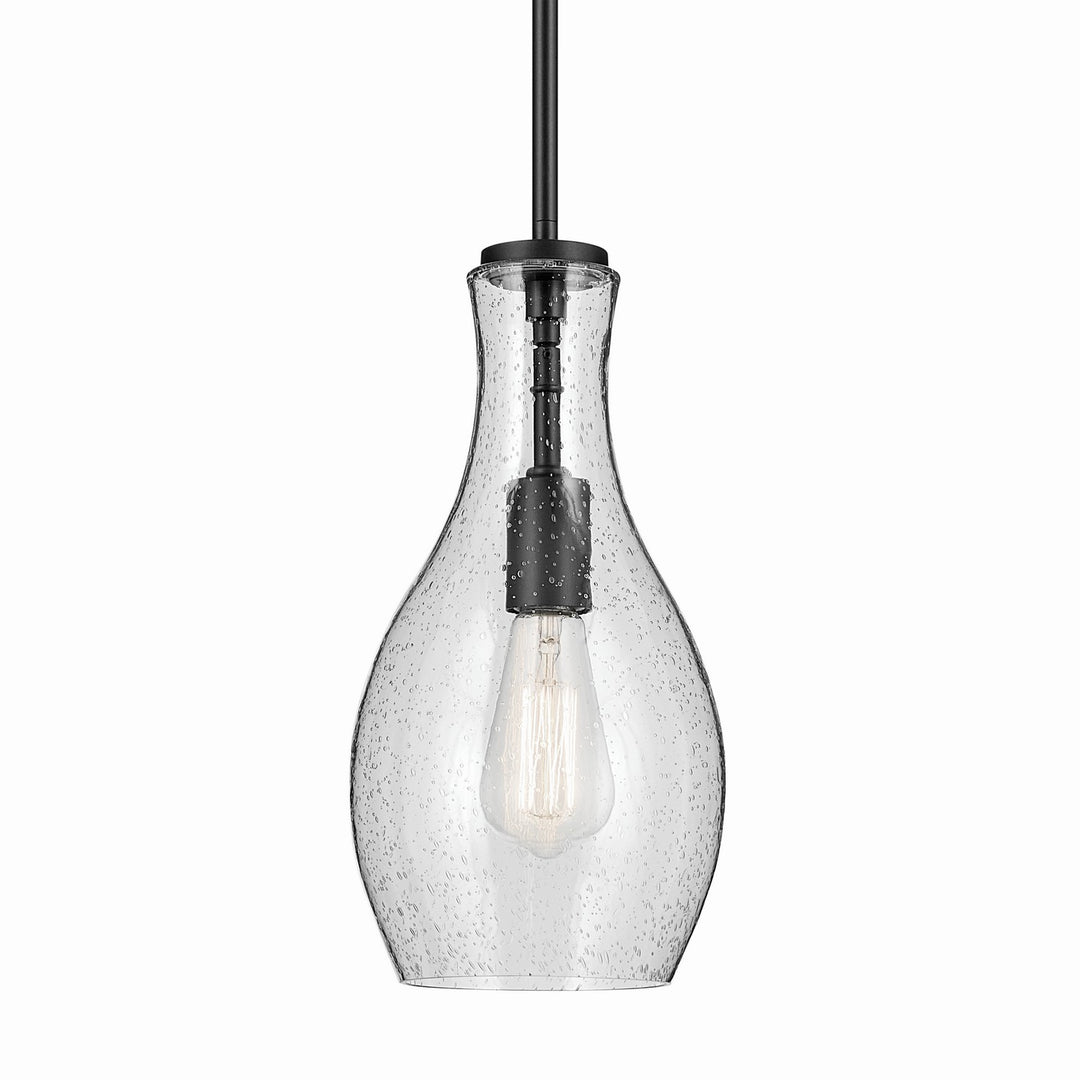 Kichler Canada - 42456BKCS - One Light Pendant - Everly - Black