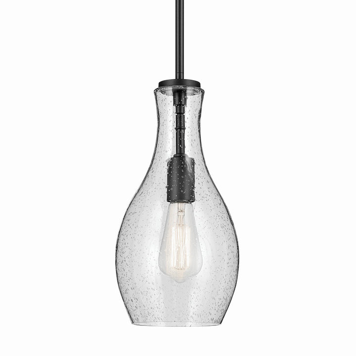 Kichler Canada - 42456BKCS - One Light Pendant - Everly - Black