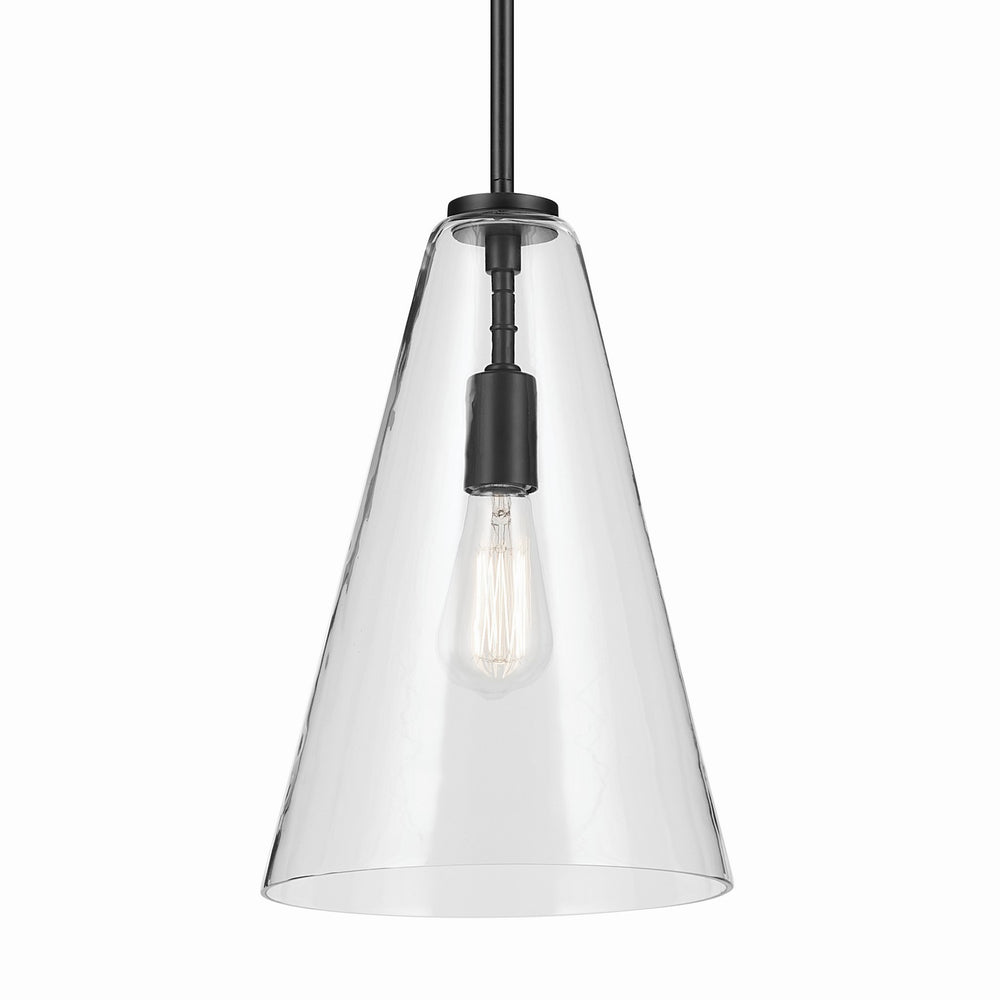 Kichler Canada - 42199BK - One Light Pendant - Everly - Black