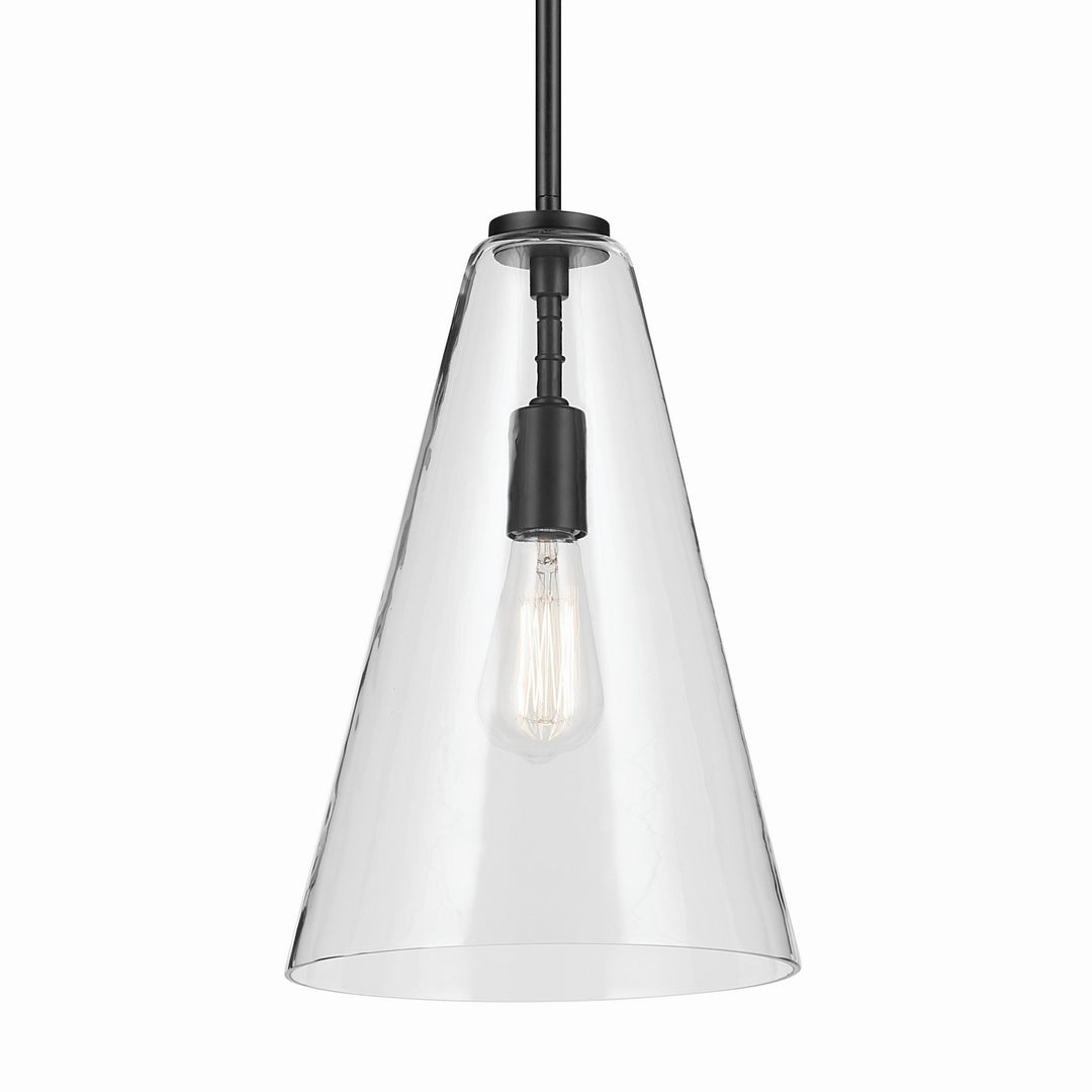 Kichler Canada - 42199BK - One Light Pendant - Everly - Black