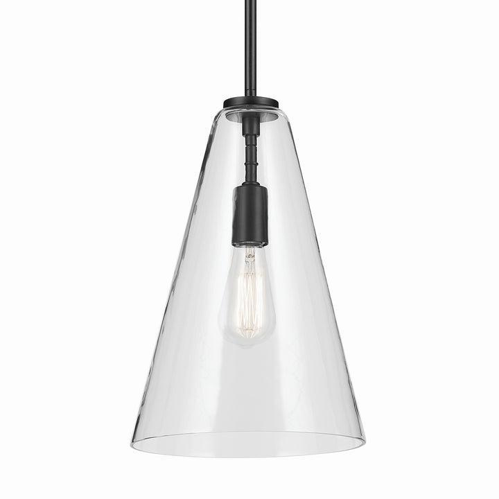 Kichler Canada - 42199BK - One Light Pendant - Everly - Black