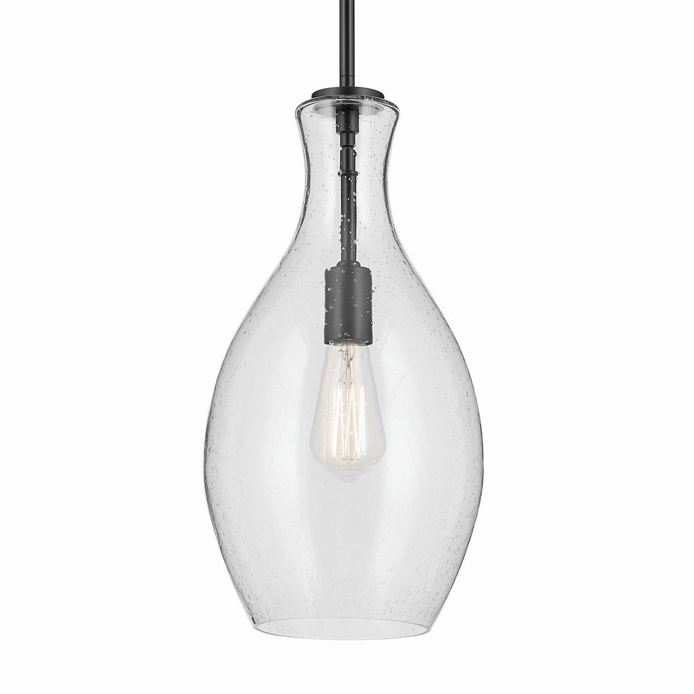 Kichler Canada - 42047BKCS - One Light Pendant - Everly - Black