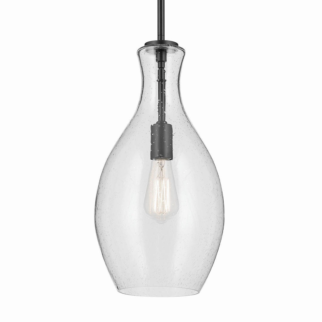 Kichler Canada - 42047BKCS - One Light Pendant - Everly - Black