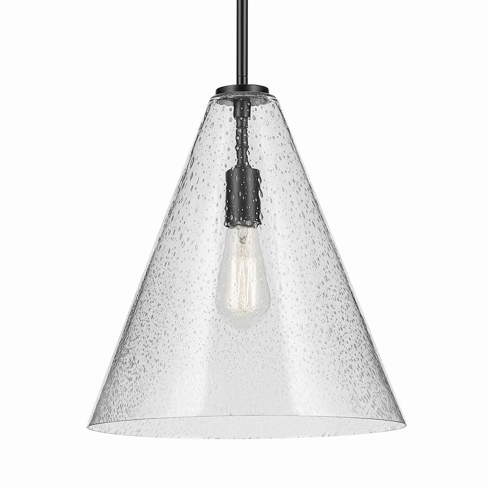 Kichler Canada - 42200BKCS - One Light Pendant - Everly - Black