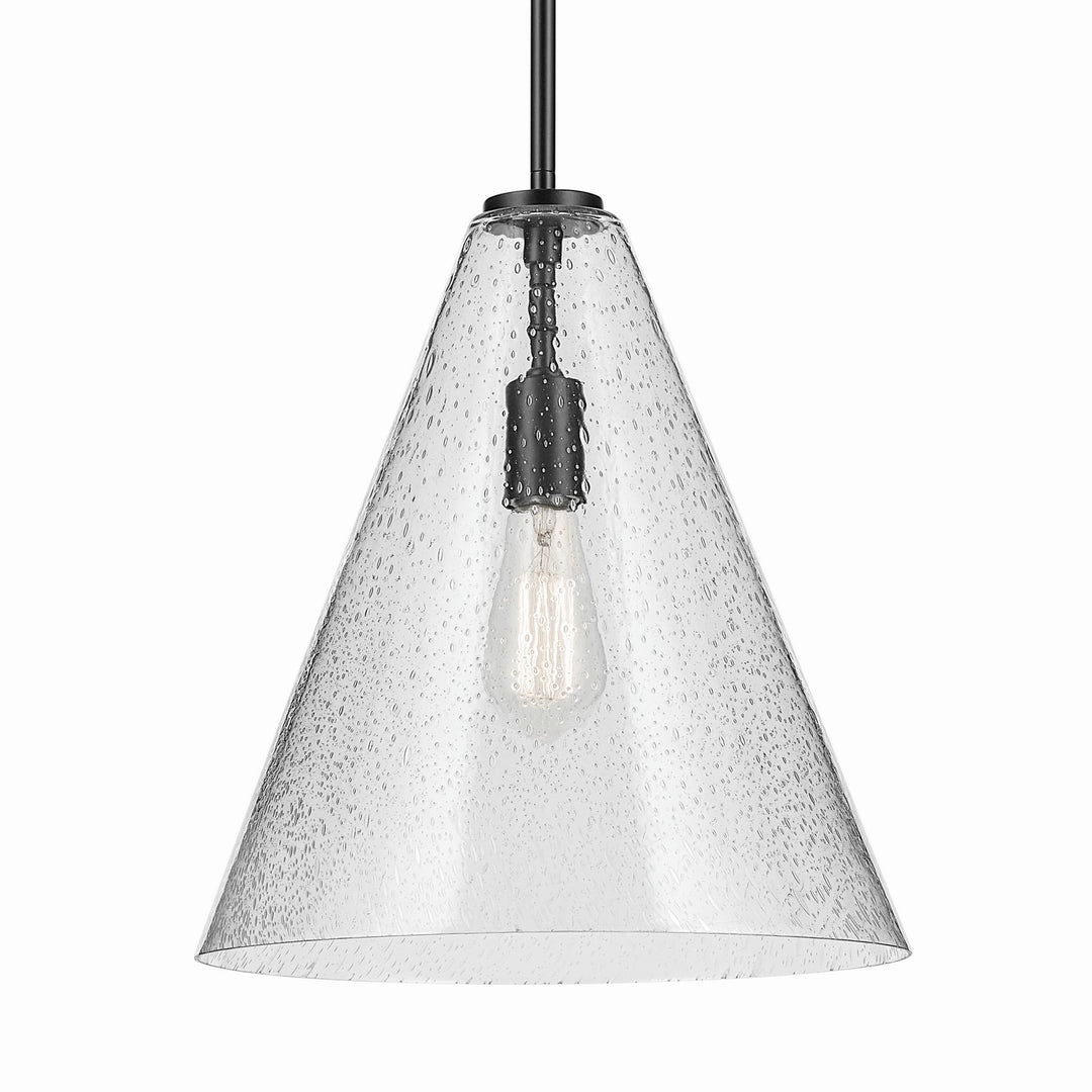 Kichler Canada - 42200BKCS - One Light Pendant - Everly - Black