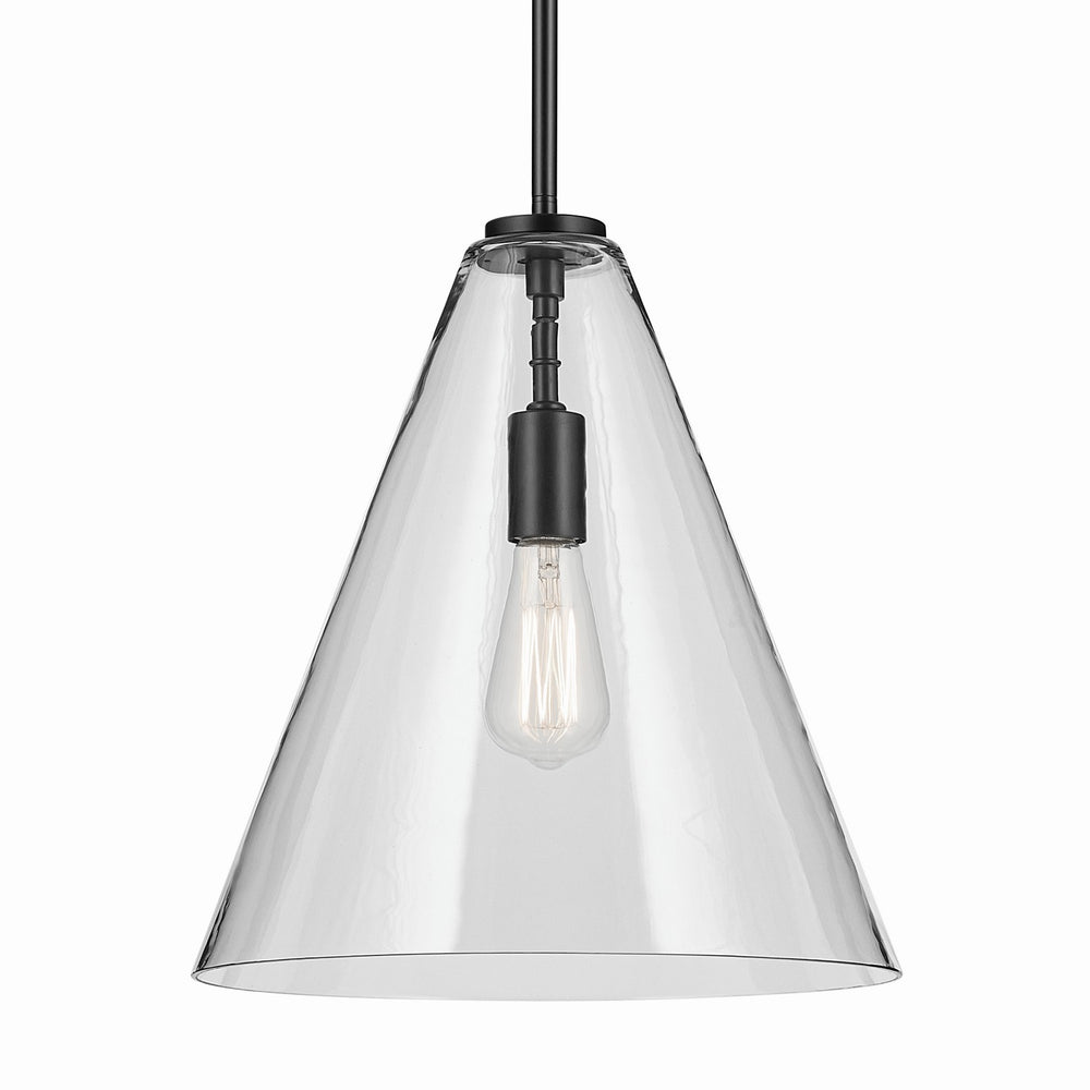 Kichler Canada - 42200BK - One Light Pendant - Everly - Black