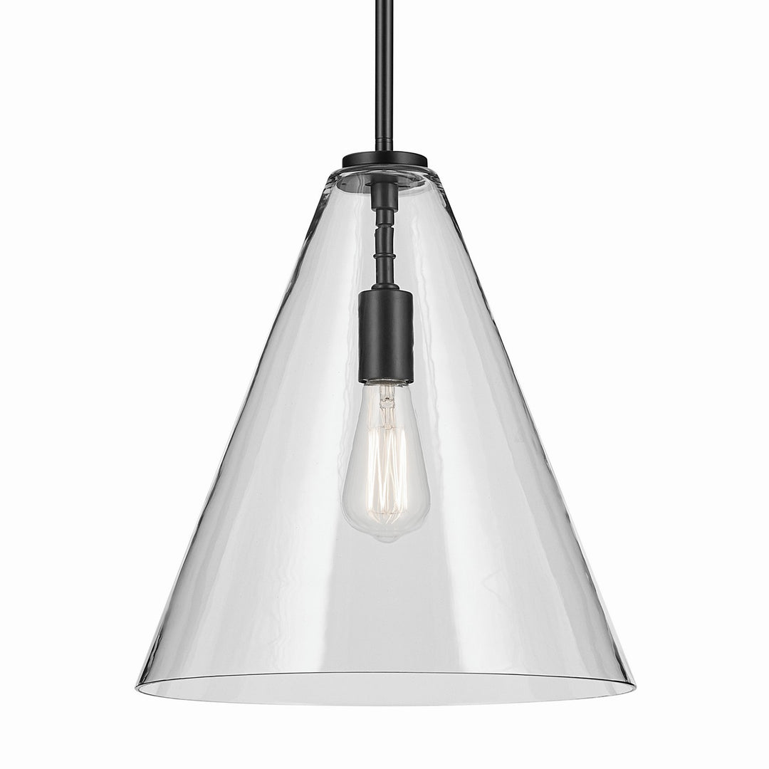 Kichler Canada - 42200BK - One Light Pendant - Everly - Black
